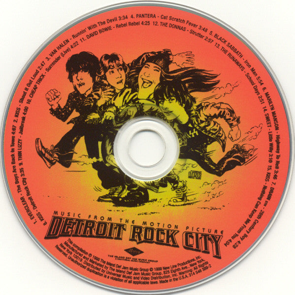 Detroit Rock City (Music From The Motion Picture) (cd) | Near Mint (NM) Near Mint (NM) - SOUNDTRACK / USED *NEAR MINT*