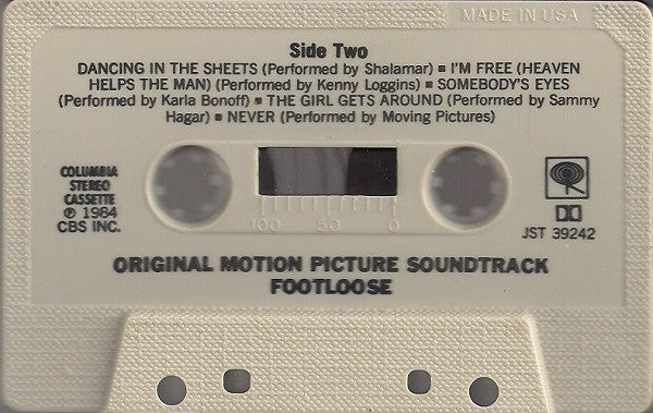Various - Footloose (Original Motion Picture Soundtrack) *CASSETTE* | Near Mint (NM) Near Mint (NM) - SOUNDTRACK / USED *NEAR MINT*