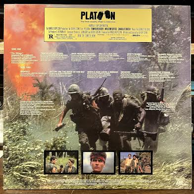Platoon (Original Motion Picture Soundtrack) (VINYL) | Near Mint (NM or M-) Near Mint (NM or M-) - SOUNDTRACK / USED *NEAR MINT*