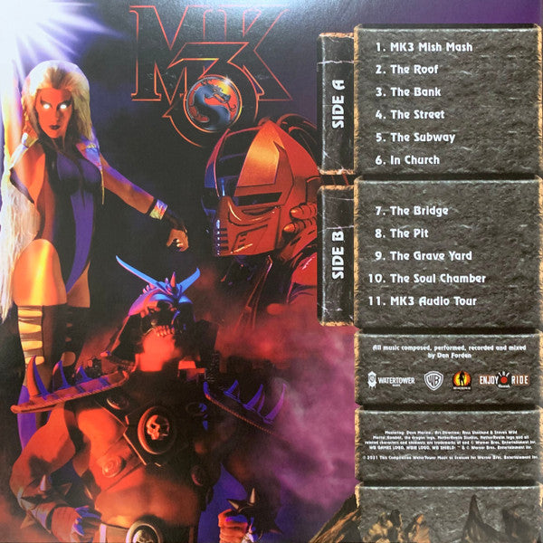 Ultimate Mortal Kombat 3: Music From The Arcade Game Soundtrack ("PURPLE SKELETON EXPLOSION" VINYL) | Near Mint (NM or M-) - SOUNDTRACK / USED *NEAR MINT*