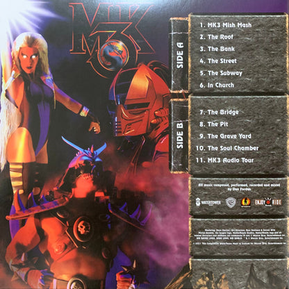 Ultimate Mortal Kombat 3: Music From The Arcade Game Soundtrack ("PURPLE SKELETON EXPLOSION" VINYL) | Near Mint (NM or M-) - SOUNDTRACK / USED *NEAR MINT*
