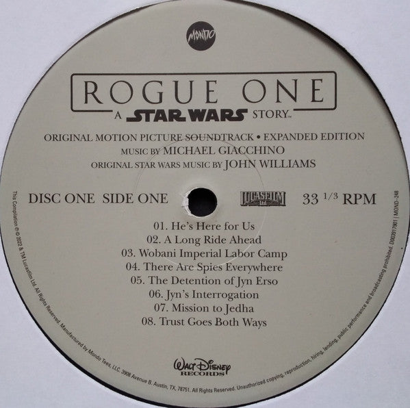 Rogue One: A Star Wars Story (Original Motion Picture Soundtrack Expanded Edition) (4xVINYL BOX) | Near Mint (NM) Near Mint (NM) - SOUNDTRACK / USED *NEAR MINT*
