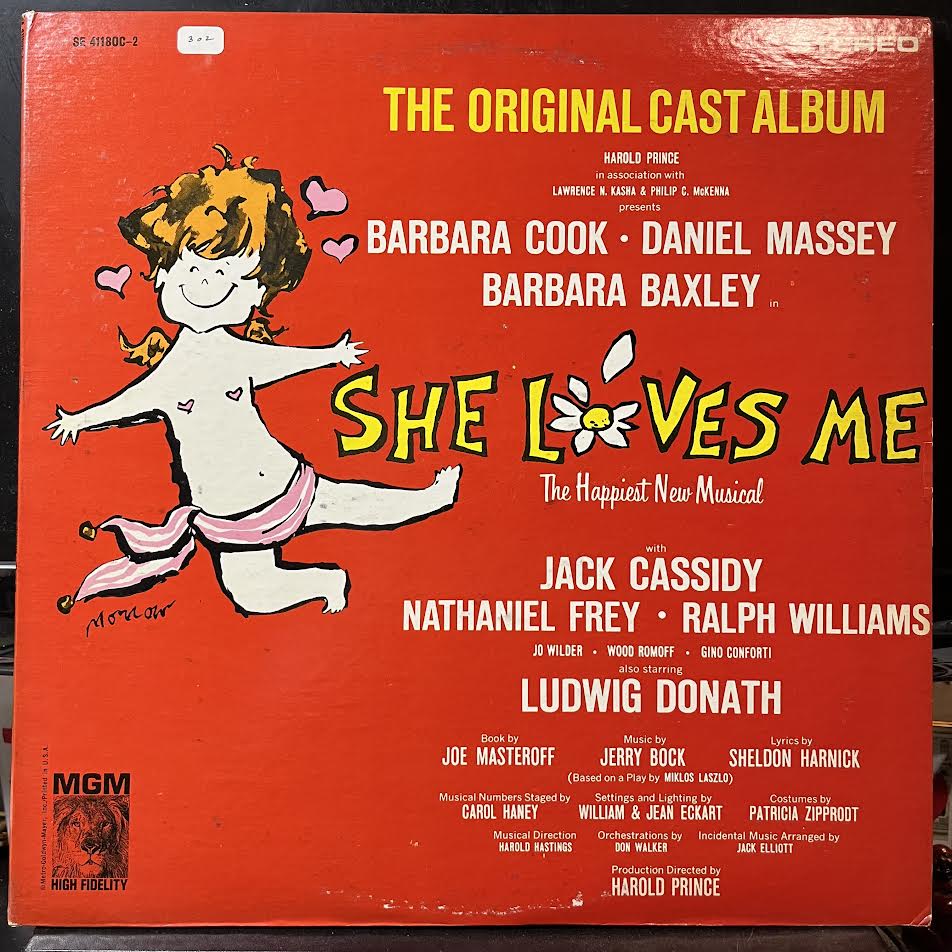 She Loves Me (The Original Cast Album) (2xVINYL) | Near Mint (NM) Excellent+ (EX+) - SOUNDTRACK / USED *NEAR MINT*
