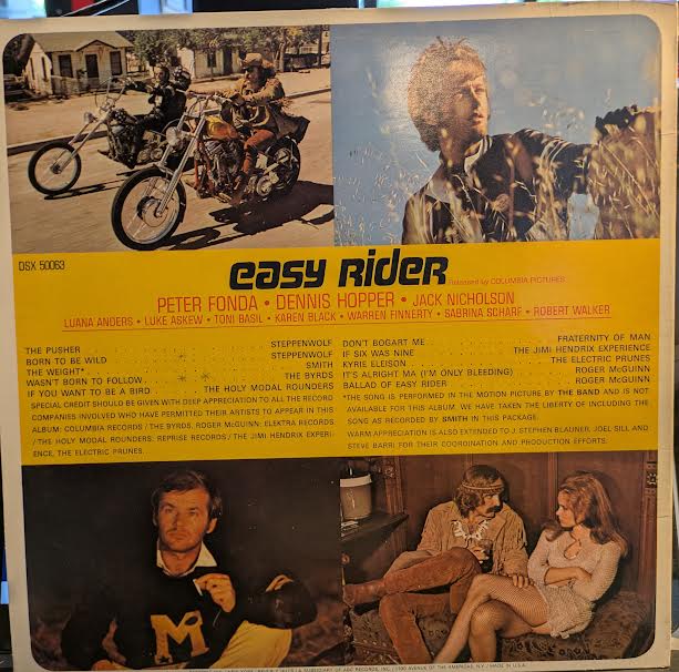 Easy Rider (Music From The Soundtrack) (VINYL) | Near Mint (NM or M-) Excellent+ (EX+) - SOUNDTRACK / USED *NEAR MINT*