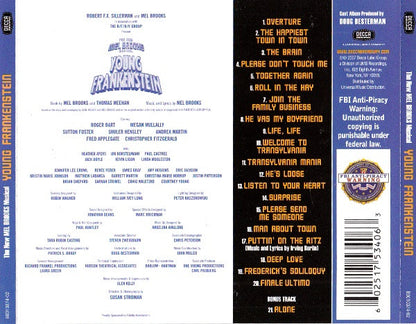 The New Mel Brooks Musical Young Frankenstein - Original Broadway Cast Recording (CD) | Near Mint (NM) Near Mint (NM) - SOUNDTRACK / USED *NEAR MINT*