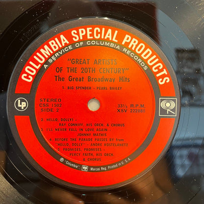 Various - The Great Broadway Hits | Near Mint (NM) Near Mint (NM) - SOUNDTRACK / USED *NEAR MINT*