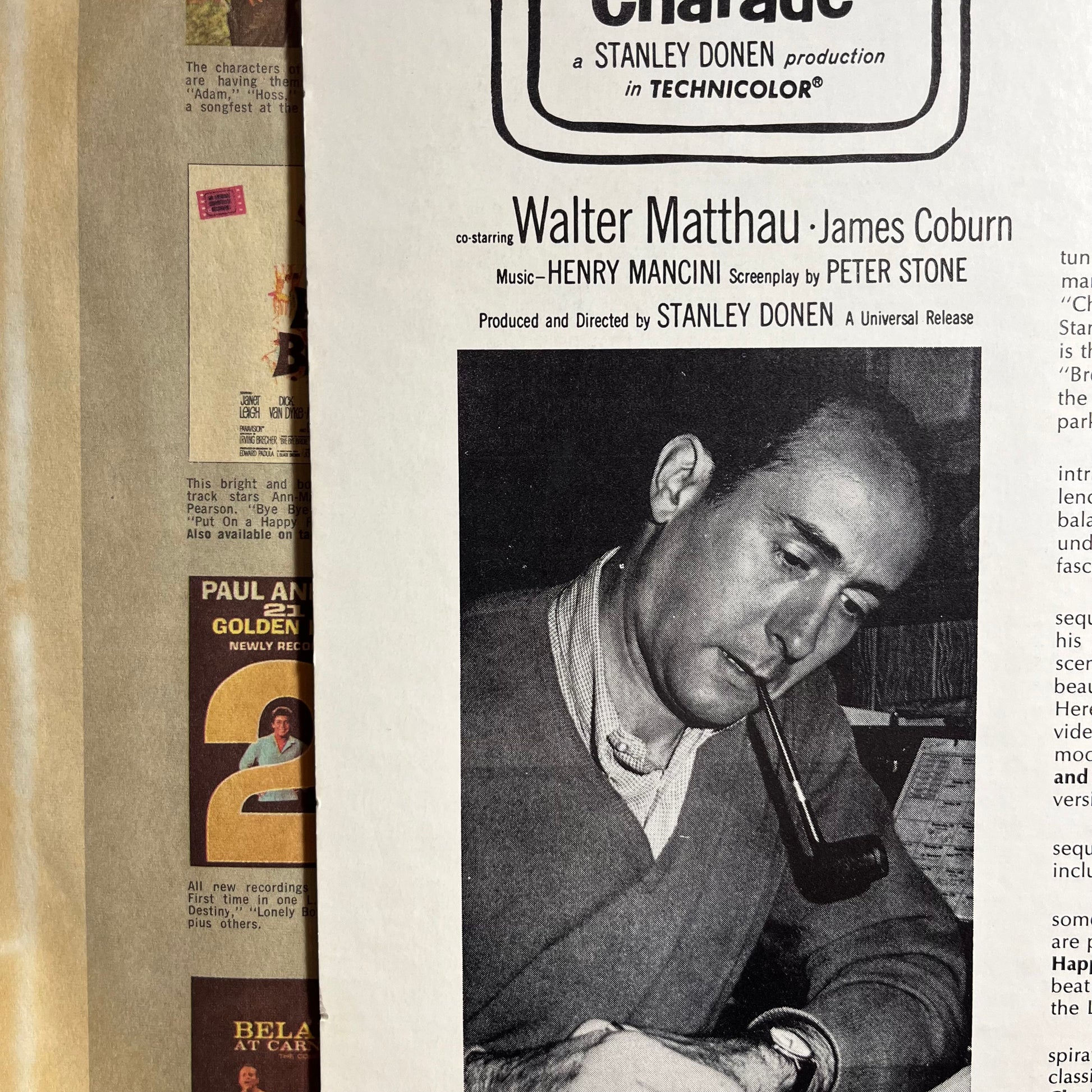 Charade (VINYL) | Near Mint (NM) Near Mint (NM) - SOUNDTRACK / USED *NEAR MINT*