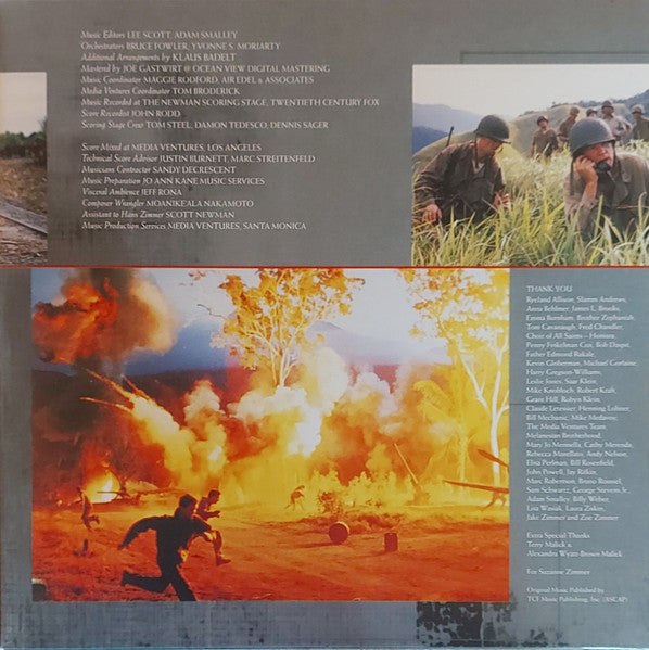The Thin Red Line (Original Motion Picture Soundtrack) (2xVINYL) | Near Mint (NM or M-) Near Mint (NM) - SOUNDTRACK / USED *NEAR MINT*