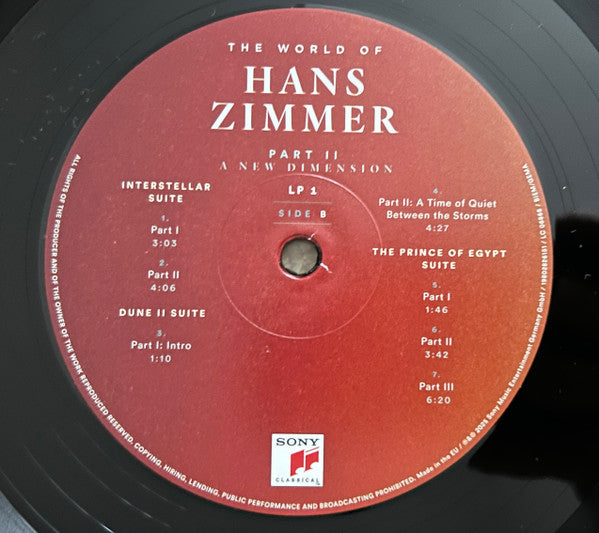 The World of Hans Zimmer - Part II: A New Dimension (3xVINYL) | Near Mint (NM) Near Mint (NM) - SOUNDTRACK / USED *NEAR MINT*