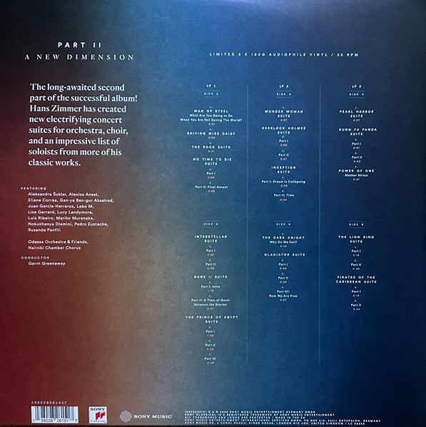 The World of Hans Zimmer - Part II: A New Dimension (3xVINYL) | Near Mint (NM) Near Mint (NM) - SOUNDTRACK / USED *NEAR MINT*