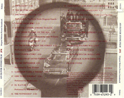 JFK (Original Motion Picture Soundtrack) (CD) | Near Mint (NM or M-) Excellent (EX) - SOUNDTRACK / USED *NEAR MINT*