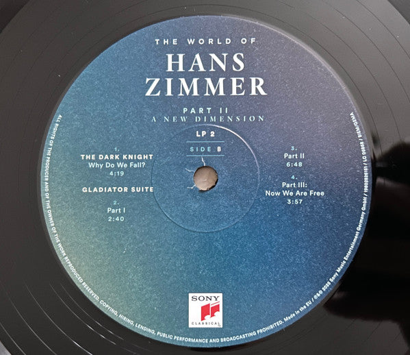 The World of Hans Zimmer - Part II: A New Dimension (3xVINYL) | Near Mint (NM) Near Mint (NM) - SOUNDTRACK / USED *NEAR MINT*