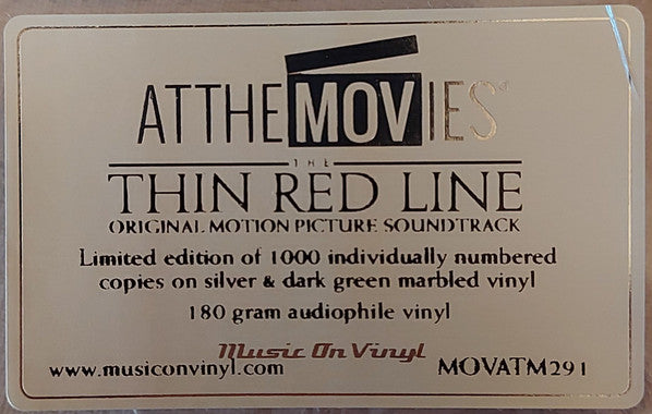 The Thin Red Line (Original Motion Picture Soundtrack) (2xVINYL) | Near Mint (NM or M-) Near Mint (NM) - SOUNDTRACK / USED *NEAR MINT*