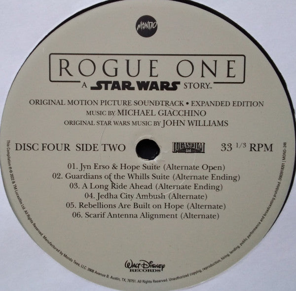 Rogue One: A Star Wars Story (Original Motion Picture Soundtrack Expanded Edition) (4xVINYL BOX) | Near Mint (NM) Near Mint (NM) - SOUNDTRACK / USED *NEAR MINT*