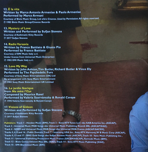 Various - Call Me By Your Name (180G IMPORT VINYL 2xLP MASTERWORKS MOVATM184 2020) | USED Near Mint (NM or M-) Near Mint (NM) - SOUNDTRACK / USED *NEAR MINT*