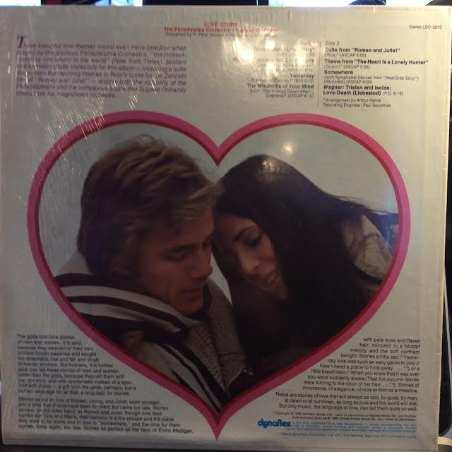 Love Story (VINYL) | Near Mint (NM or M-) Near Mint (NM or M-) - SOUNDTRACK / USED *NEAR MINT*