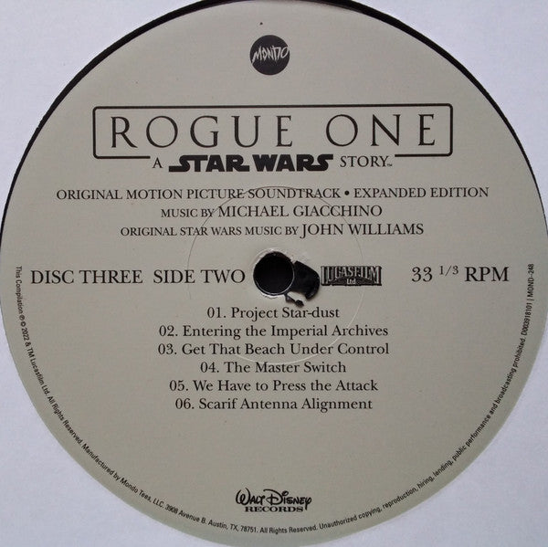 Rogue One: A Star Wars Story (Original Motion Picture Soundtrack Expanded Edition) (4xVINYL BOX) | Near Mint (NM) Near Mint (NM) - SOUNDTRACK / USED *NEAR MINT*