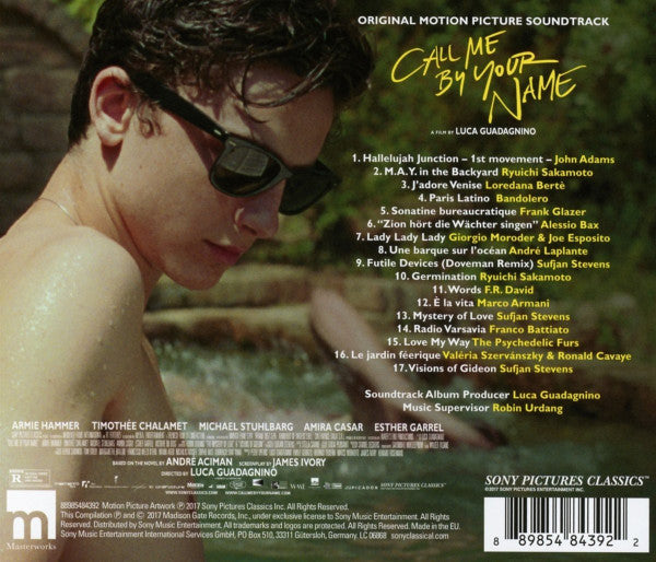 Various - Call Me By Your Name (180G IMPORT VINYL 2xLP MASTERWORKS MOVATM184 2020) | USED Near Mint (NM or M-) Near Mint (NM) - SOUNDTRACK / USED *NEAR MINT*