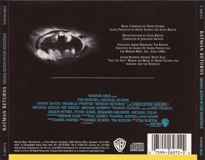 Batman Returns (Original Motion Picture Soundtrack) (CD) | Near Mint (NM or M-) Excellent (EX) - SOUNDTRACK / USED *NEAR MINT*