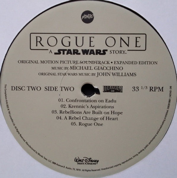 Rogue One: A Star Wars Story (Original Motion Picture Soundtrack Expanded Edition) (4xVINYL BOX) | Near Mint (NM) Near Mint (NM) - SOUNDTRACK / USED *NEAR MINT*