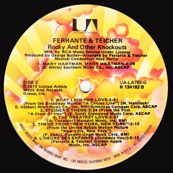 Ferrante & Teicher - Rocky And Other Knockouts | Near Mint (NM) Near Mint (NM) - SOUNDTRACK / USED *NEAR MINT*