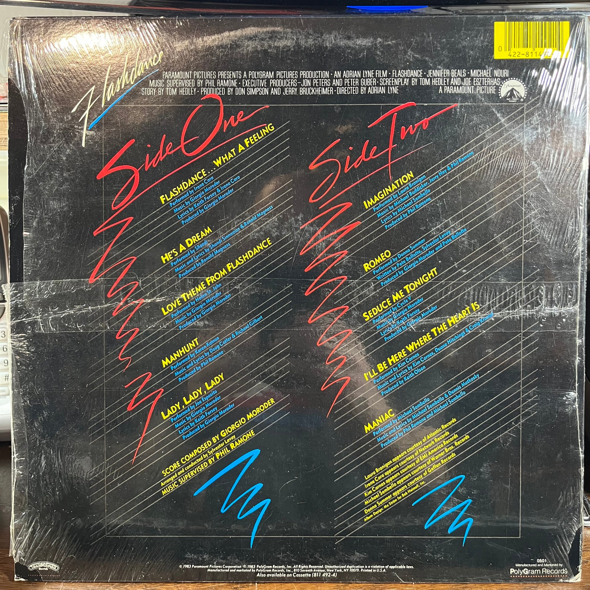Flashdance (Original Soundtrack From The Motion Picture) (LP) | Near Mint (NM) Near Mint (NM) - SOUNDTRACK / USED *NEAR MINT*