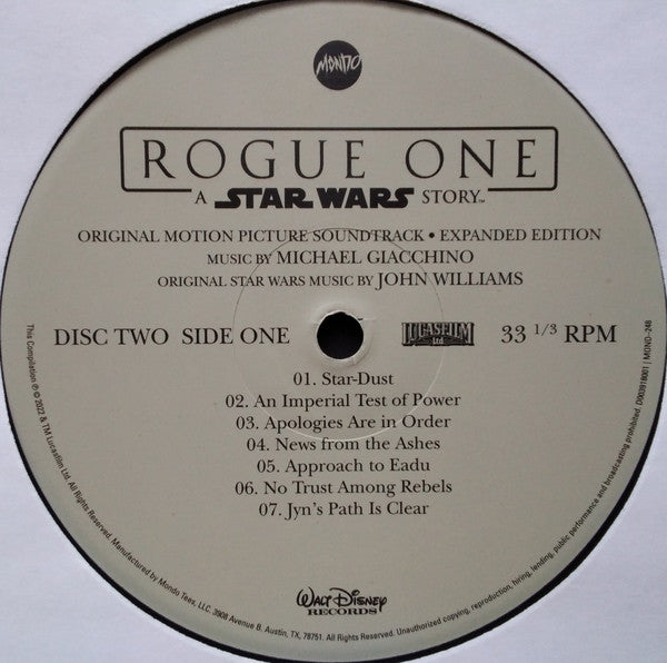 Rogue One: A Star Wars Story (Original Motion Picture Soundtrack Expanded Edition) (4xVINYL BOX) | Near Mint (NM) Near Mint (NM) - SOUNDTRACK / USED *NEAR MINT*