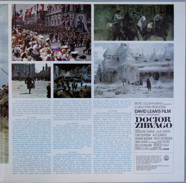 Doctor Zhivago (VINYL) | Near Mint (NM) Excellent+ (EX+) - SOUNDTRACK / USED *NEAR MINT*