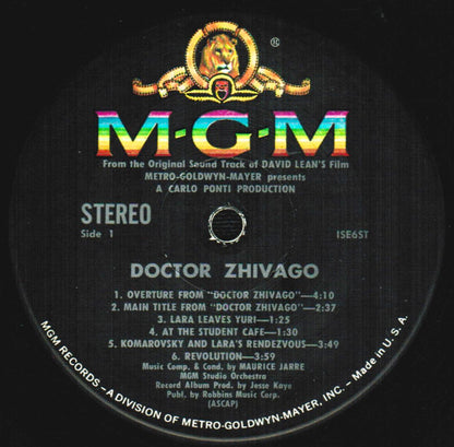 Doctor Zhivago (VINYL) | Near Mint (NM) Excellent+ (EX+) - SOUNDTRACK / USED *NEAR MINT*