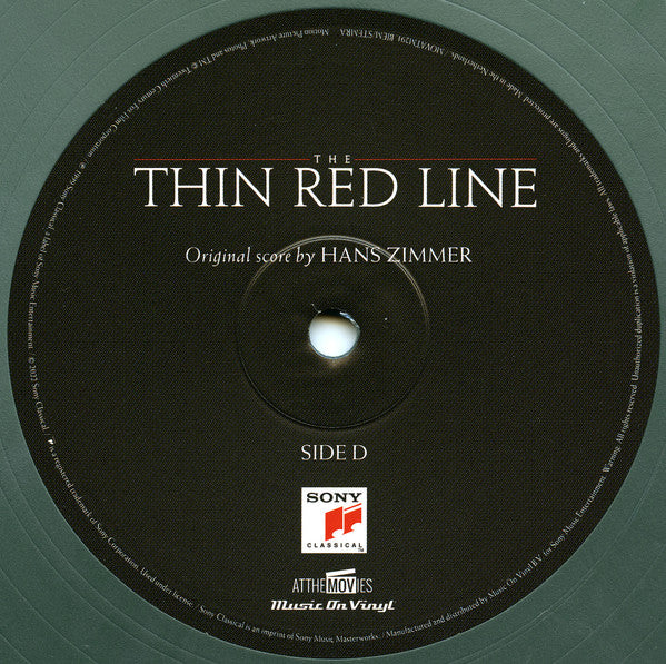 The Thin Red Line (Original Motion Picture Soundtrack) (2xVINYL) | Near Mint (NM or M-) Near Mint (NM) - SOUNDTRACK / USED *NEAR MINT*