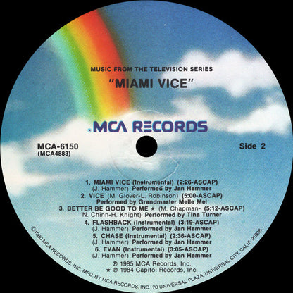 Various - Miami Vice (Music From The Television Series) (VINYL) | Near Mint (NM) Near Mint (NM) - SOUNDTRACK / USED *NEAR MINT*