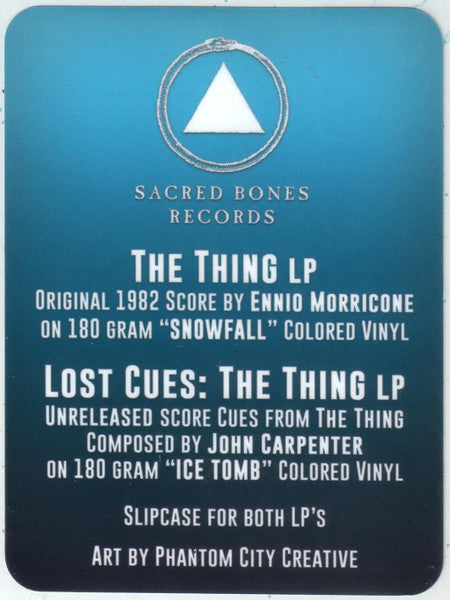 John Carpenter's The Thing / Lost Cues: The Thing (BOX SET) | Near Mint (NM) Near Mint (NM) - SOUNDTRACK / USED *NEAR MINT*