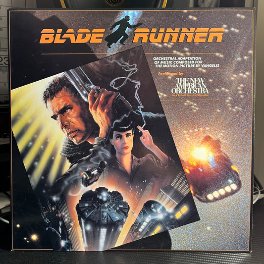 The New American Orchestra Blade Runner (Orchestral Adaptation Of Music Composed For The Motion Picture By Vangelis) LP Near Mint (NM or M-) Near Mint (NM or M-)