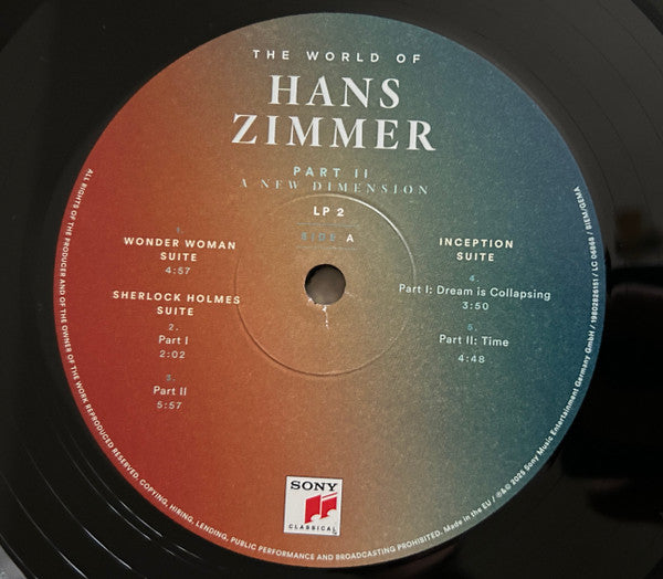 The World of Hans Zimmer - Part II: A New Dimension (3xVINYL) | Near Mint (NM) Near Mint (NM) - SOUNDTRACK / USED *NEAR MINT*