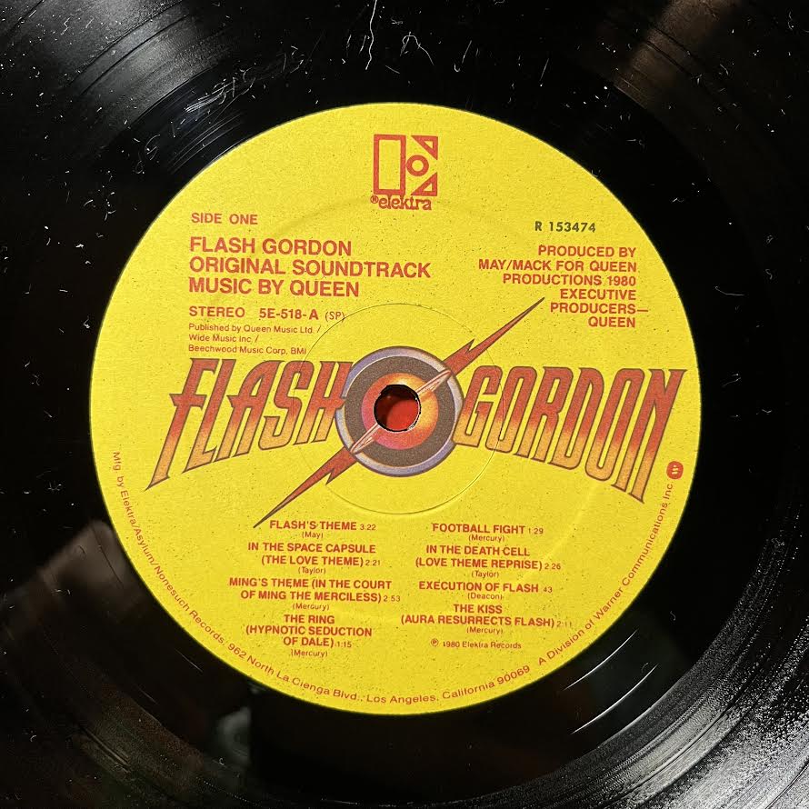 Flash Gordon (Original Soundtrack Music) (VINYL) | Near Mint (NM) Excellent (EX) - SOUNDTRACK / USED *NEAR MINT*