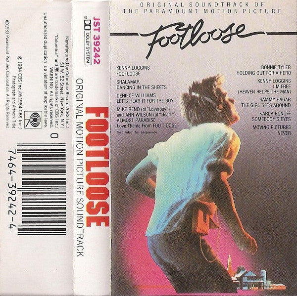 Various - Footloose (Original Motion Picture Soundtrack) *CASSETTE* | Near Mint (NM) Near Mint (NM) - SOUNDTRACK / USED *NEAR MINT*