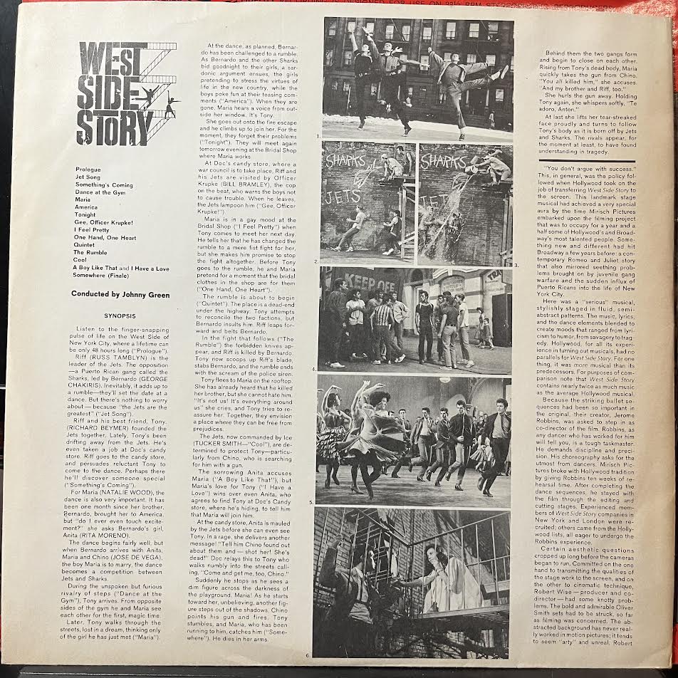 West Side Story (The Original Sound Track Recording) (VINYL) | Near Mint (NM) Excellent+ (EX+) - SOUNDTRACK / USED *NEAR MINT*