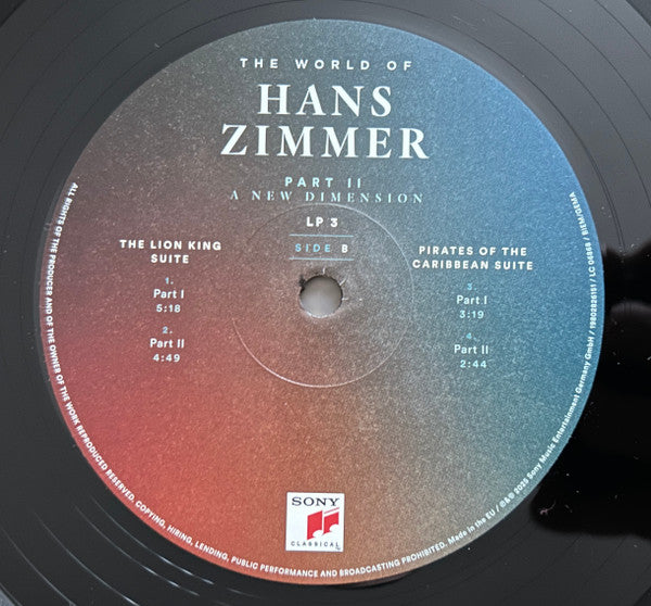 The World of Hans Zimmer - Part II: A New Dimension (3xVINYL) | Near Mint (NM) Near Mint (NM) - SOUNDTRACK / USED *NEAR MINT*