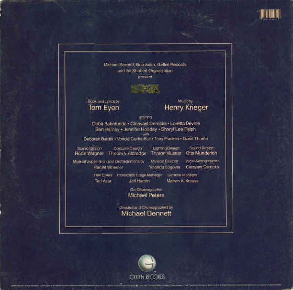Dreamgirls Original Broadway Cast - Dreamgirls Original Broadway Cast Album (VINYL) | Near Mint (NM) Excellent+ (EX+) - SOUNDTRACK / USED *NEAR MINT*