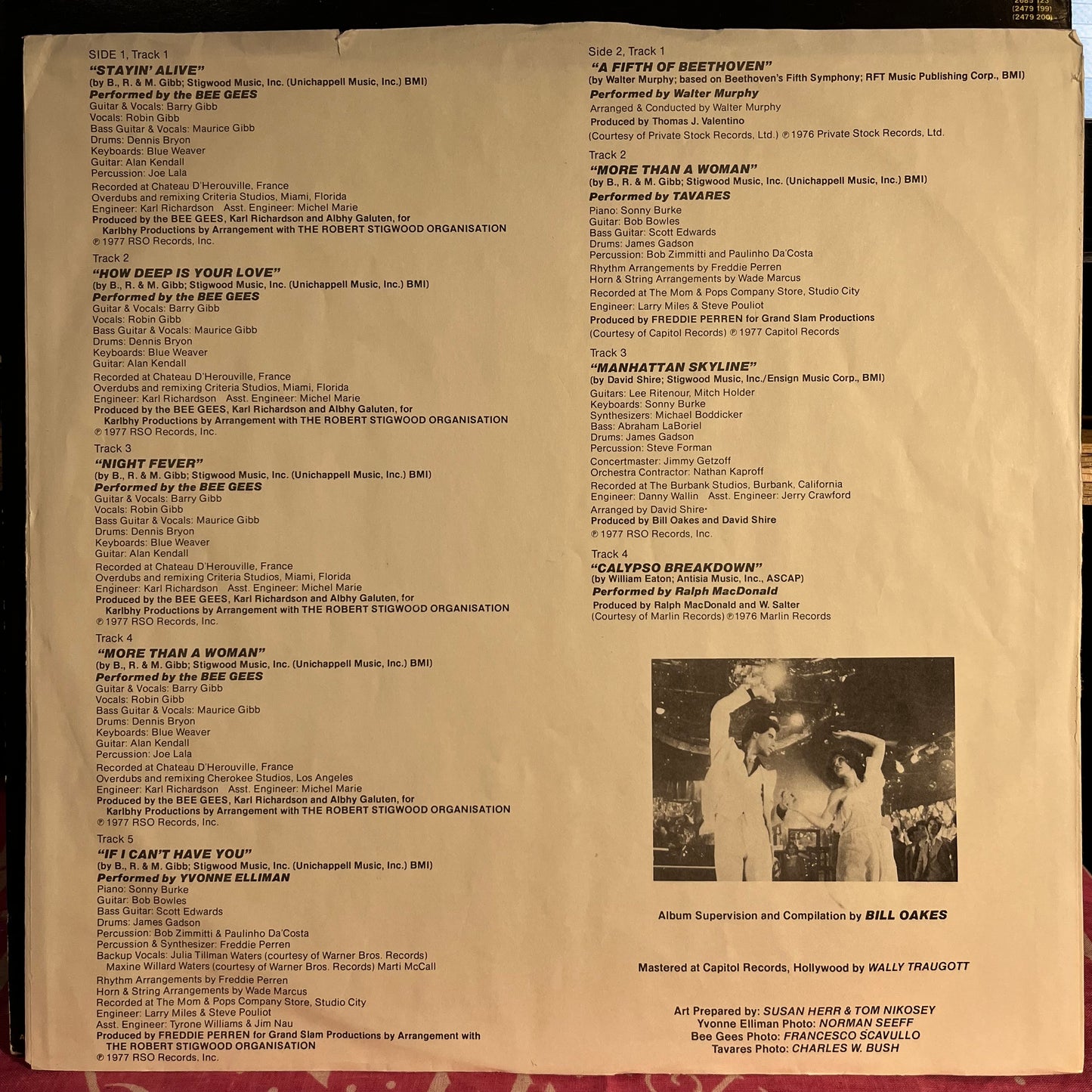 Various - Saturday Night Fever (The Original Movie Sound Track) | Near Mint (NM) Excellent (EX) - SOUNDTRACK / USED *NEAR MINT*