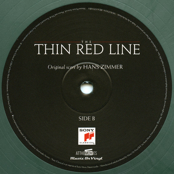 The Thin Red Line (Original Motion Picture Soundtrack) (2xVINYL) | Near Mint (NM or M-) Near Mint (NM) - SOUNDTRACK / USED *NEAR MINT*