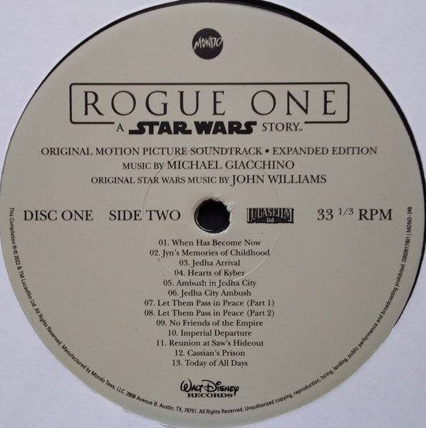 Rogue One: A Star Wars Story (Original Motion Picture Soundtrack Expanded Edition) (4xVINYL BOX) | Near Mint (NM) Near Mint (NM) - SOUNDTRACK / USED *NEAR MINT*