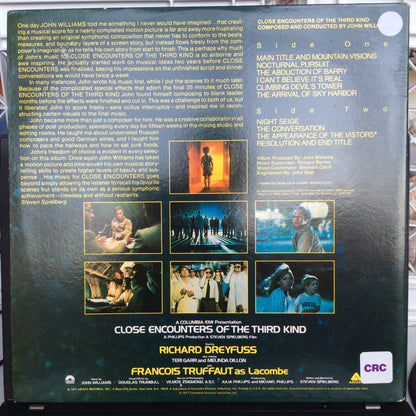 Close Encounters Of The Third Kind (Original Motion Picture Soundtrack) (VINYL)*NO 7"* | Very Good Plus Plus (VG++) Excellent+ (EX+) - SOUNDTRACK / USED *VERY GOOD++*