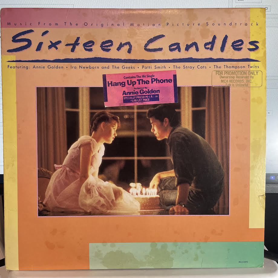 Sixteen Candles: Music From The Original Motion Picture Soundtrack (VINYL) | Very Good Plus (VG+) Excellent (EX) - SOUNDTRACK / USED *VERY GOOD+*