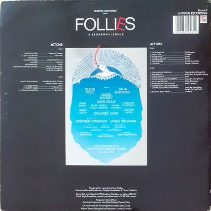 Follies - A Broadway Legend (Original London Cast, 1987) (2xVINYL) | Very Good Plus (VG+) Excellent (EX) - SOUNDTRACK / USED *VERY GOOD+*