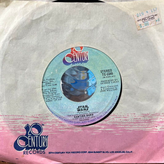 Cantina Band / Star Wars (Main Title) (7" VINYL) | Very Good Plus Plus (VG++) Excellent (EX) - SOUNDTRACK / USED *VERY GOOD++*