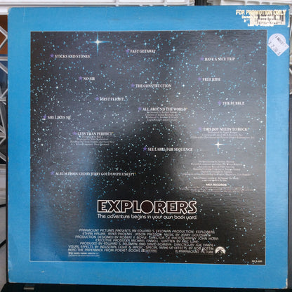 Explorers (Music From The Motion Picture Soundtrack) *PROMO*(VINYL) | Very Good Plus (VG+) Very Good Plus (VG+) - SOUNDTRACK / USED *VERY GOOD+*
