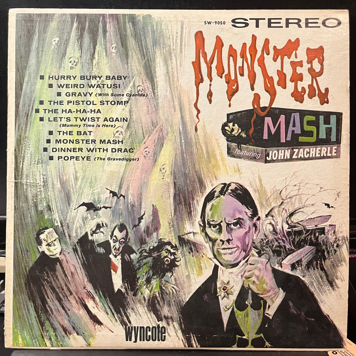 John Zacherle - Monster Mash (VINYL LP) | USED Very Good (VG) Excellent (EX) - SOUNDTRACK / USED *VERY GOOD*