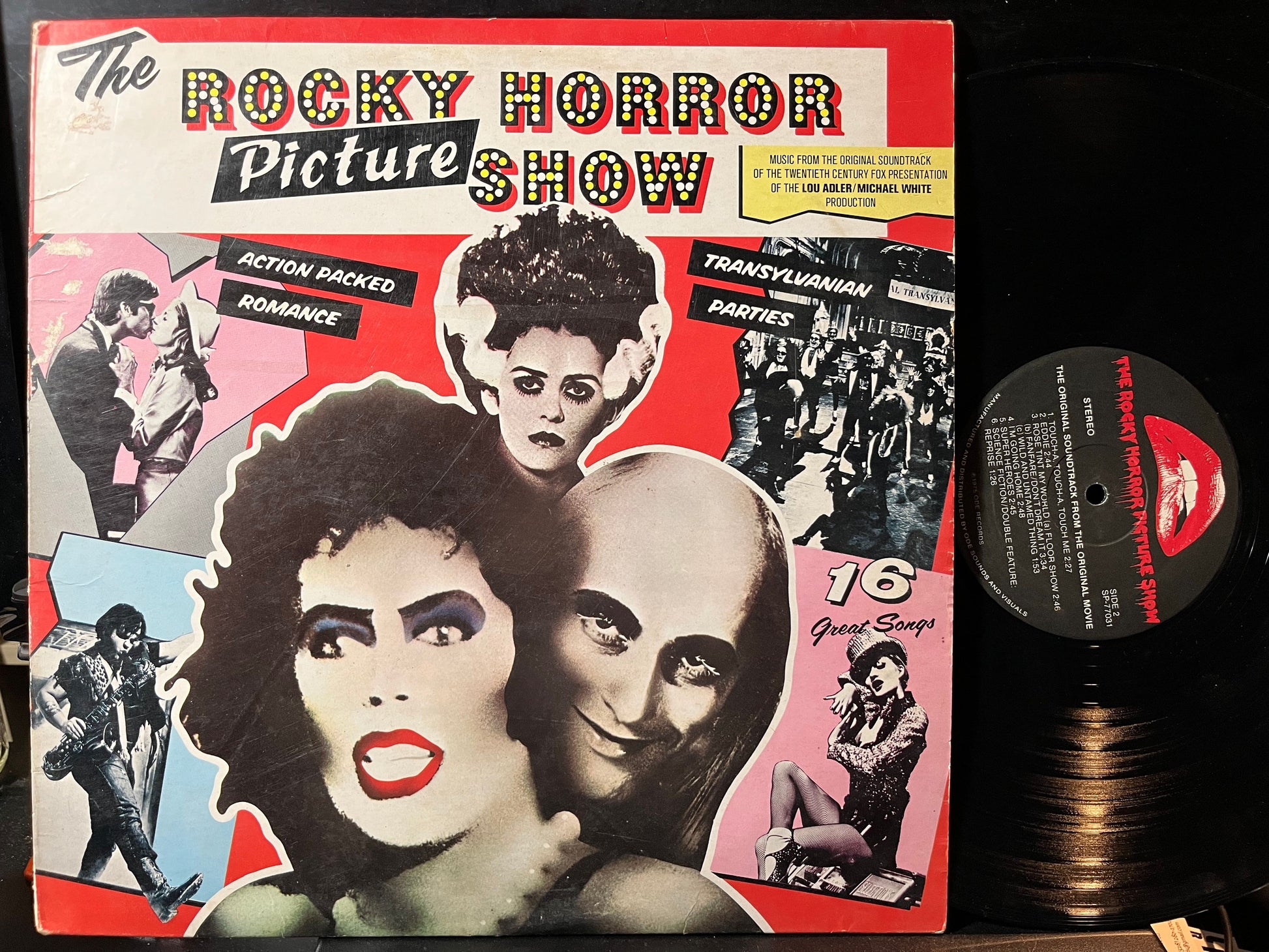 "The Rocky Horror Picture Show" Original Cast - The Rocky Horror Picture Show (VINYL) | Very Good Plus (VG+) Very Good (VG) - SOUNDTRACK / USED