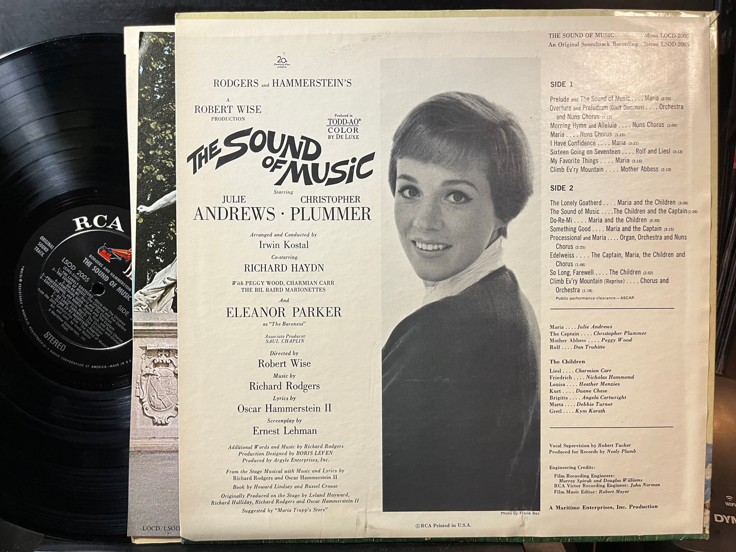 Rodgers And Hammerstein / Julie Andrews, Christoph - The Sound Of Music (An Original Soundtrack Recording) (VINYL LP) | Near Mint (NM or M-) Excellent (EX) - SOUNDTRACK / USED *NEAR MINT*